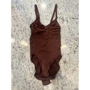 SKIMS Viral Seamless Sculpt Brief Bodysuit - Shade Cocoa Size S/M